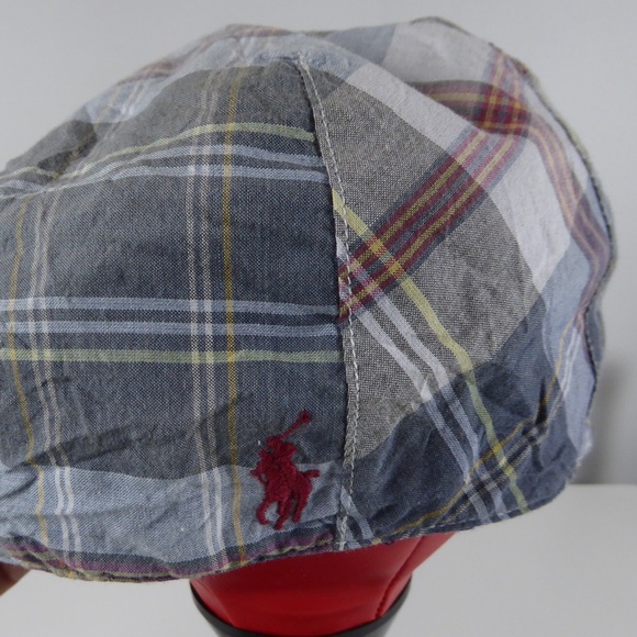 Polo Ralph Lauren Lightweight Cotton Plaid Newsboy - Picture 6 of 6